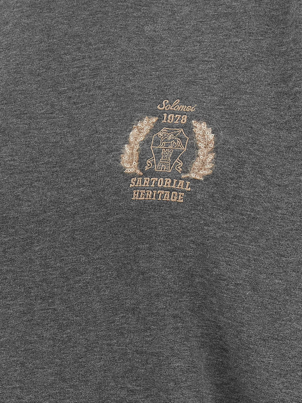 Coat of arms embroidered sweatshirt