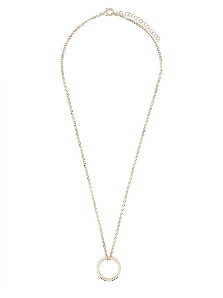 COLLANA CON PENDENTE AD ANELLO "NUMERIC SIGNATURE"
