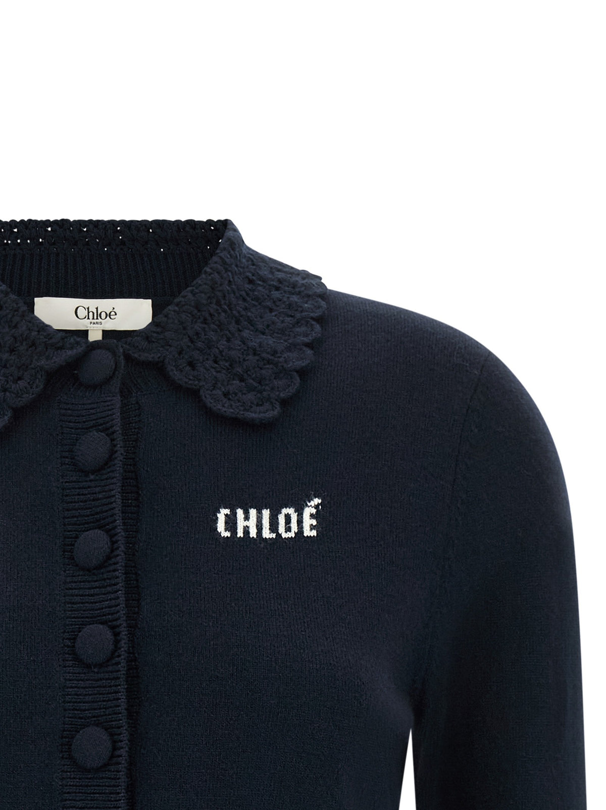 Collared cardigan