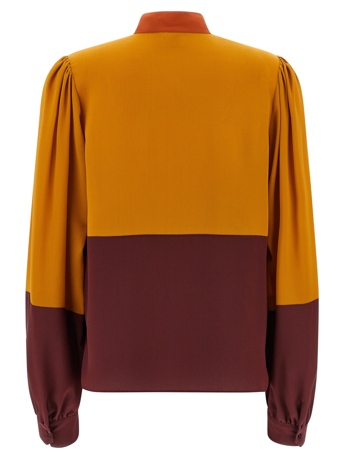 Color-block blouse