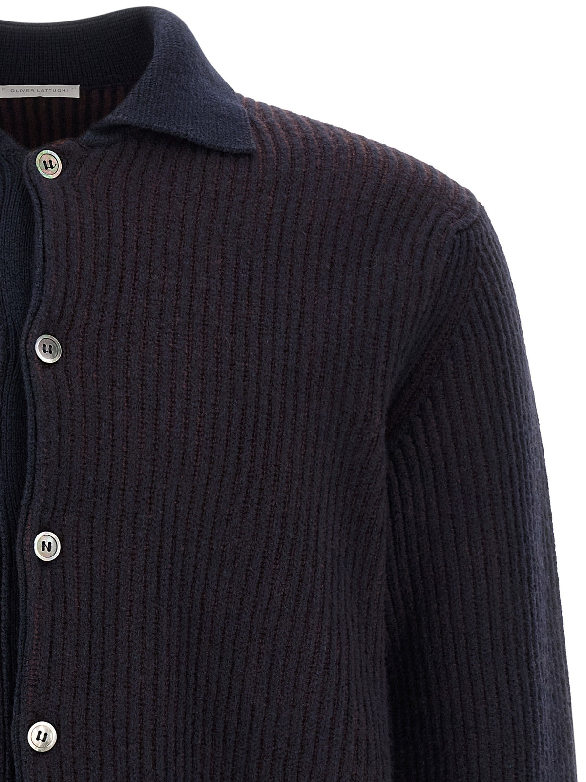 Color-block cardigan