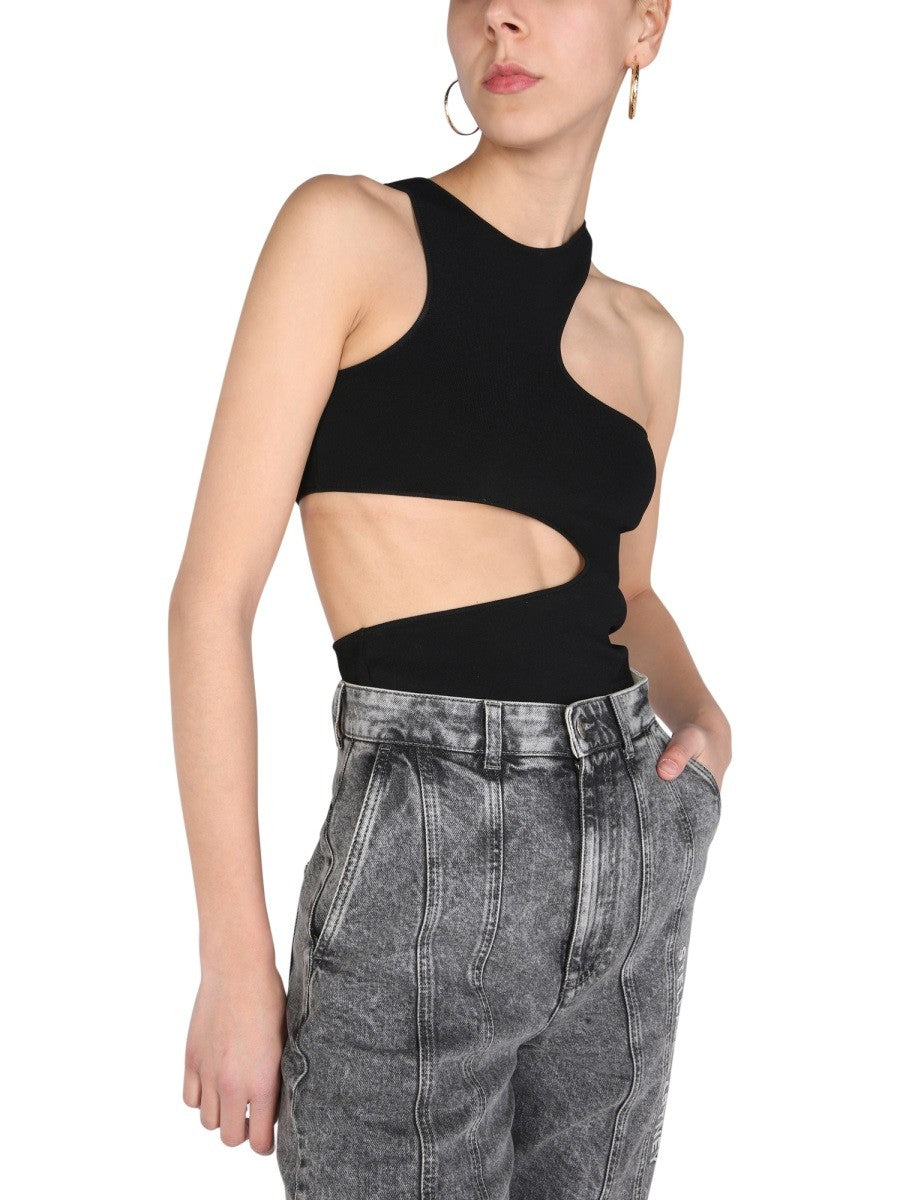 COMPACT TOP WITH CUT OUT DETAILS