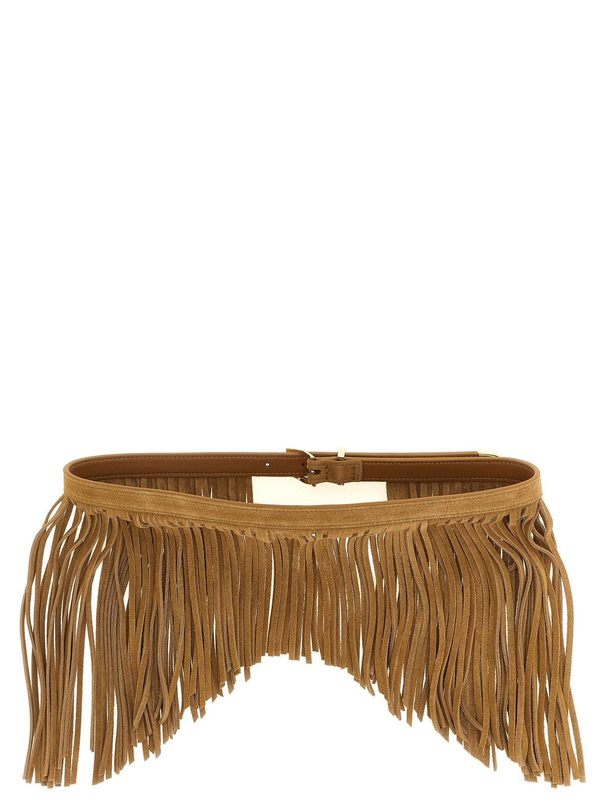 'Con Frange' suede belt