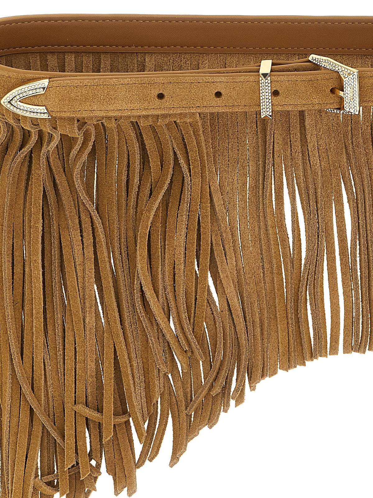 'Con Frange' suede belt