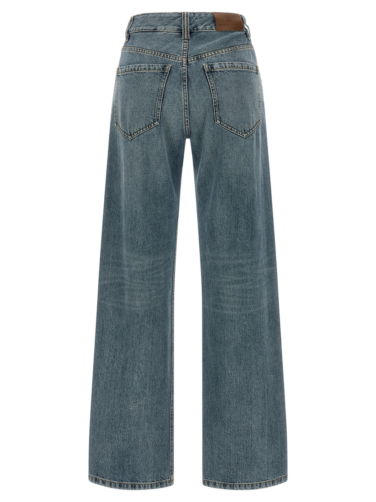 'Contemporary Loose' blue jeans