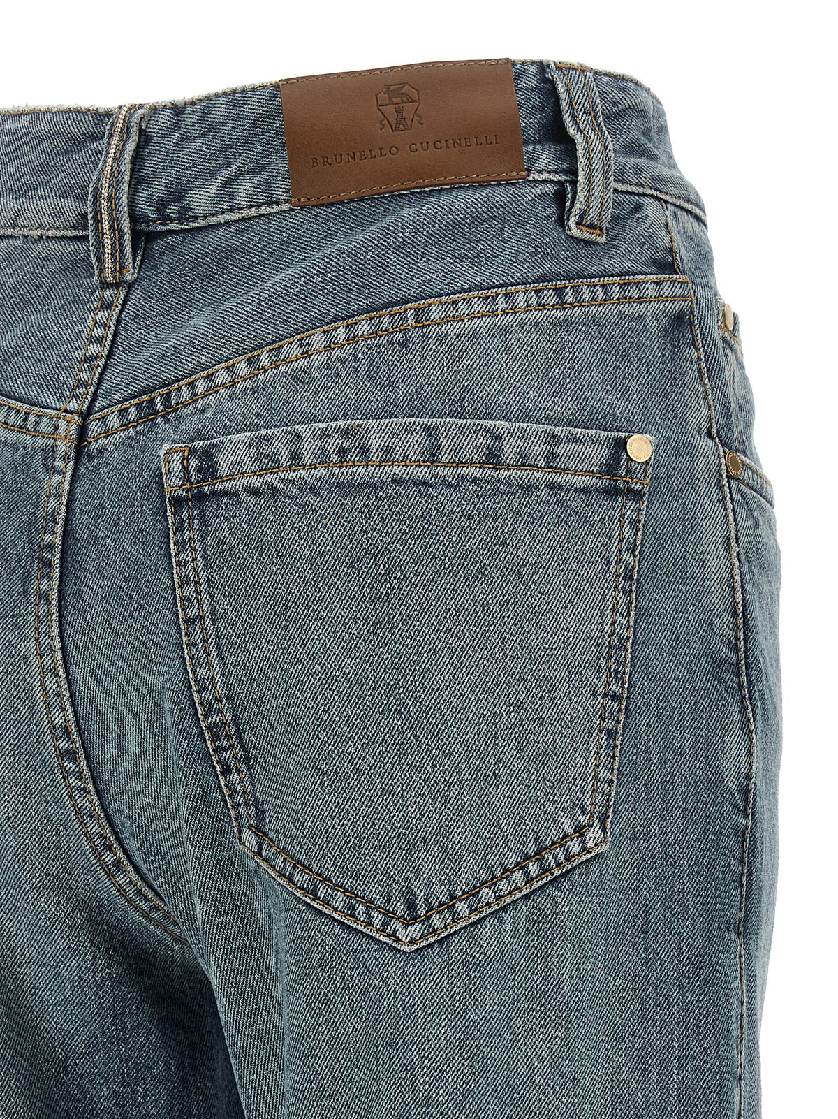 'Contemporary Loose' blue jeans