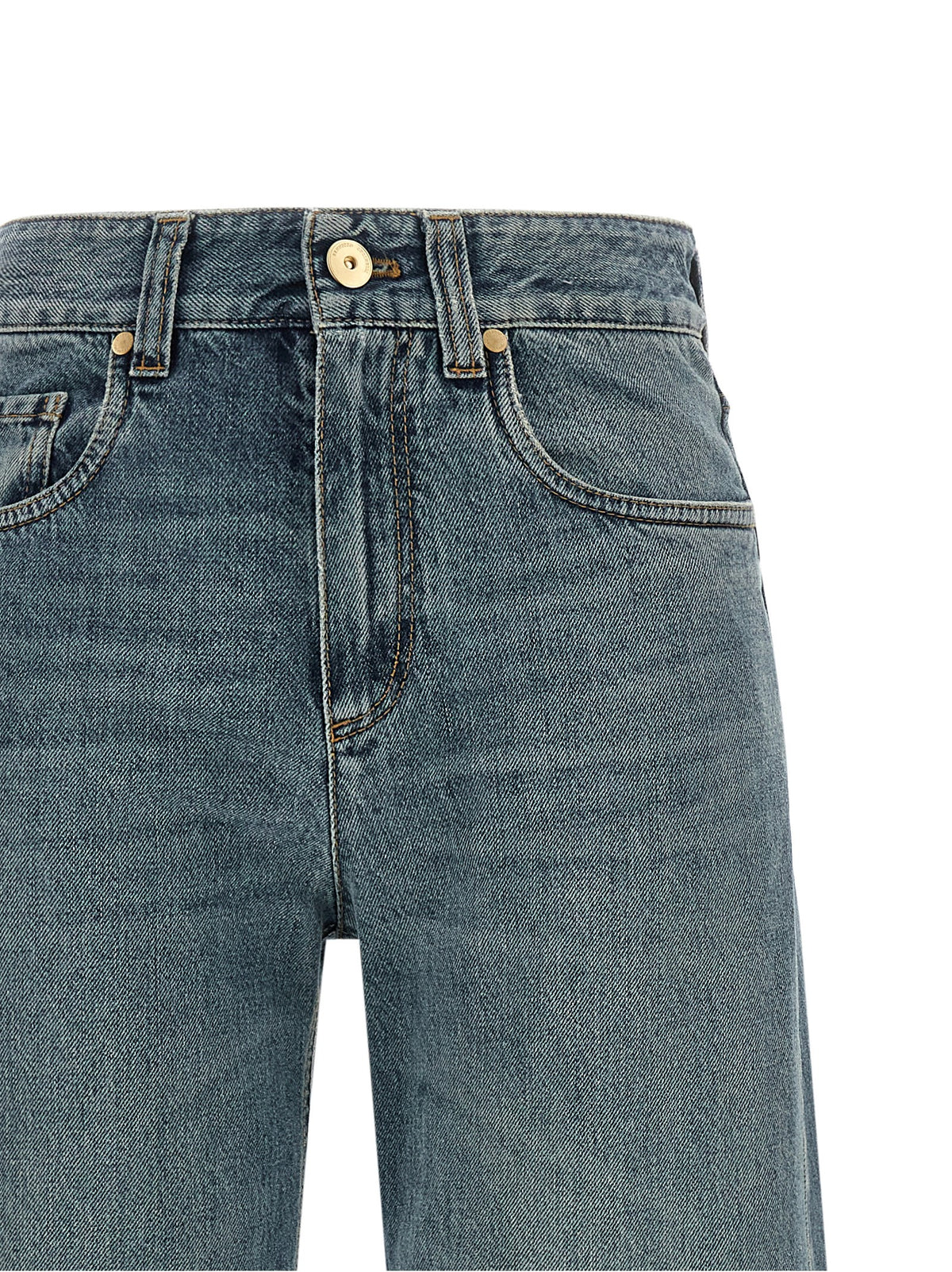 'Contemporary Loose' blue jeans