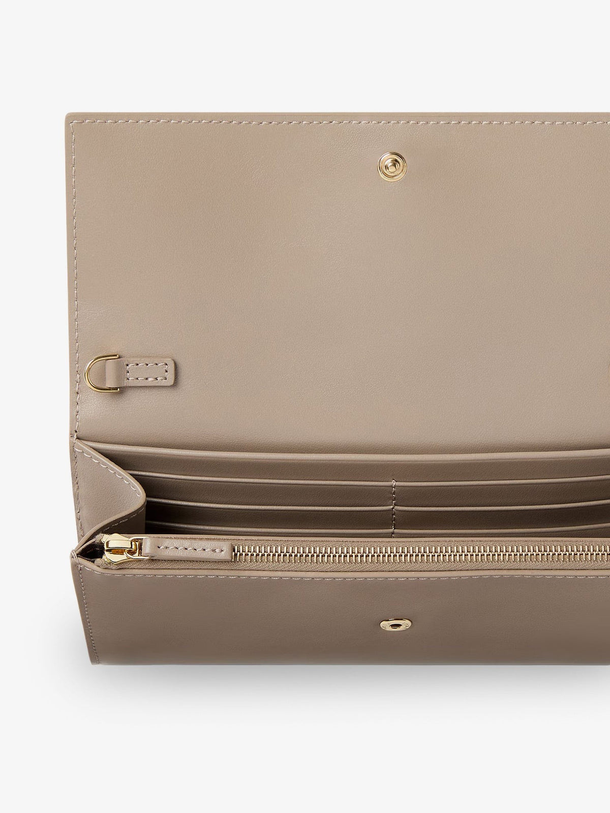 Continental leather crossbody bag