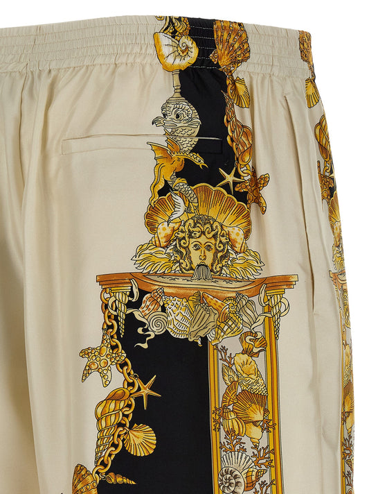 'Coral Theatre' print bermuda shorts