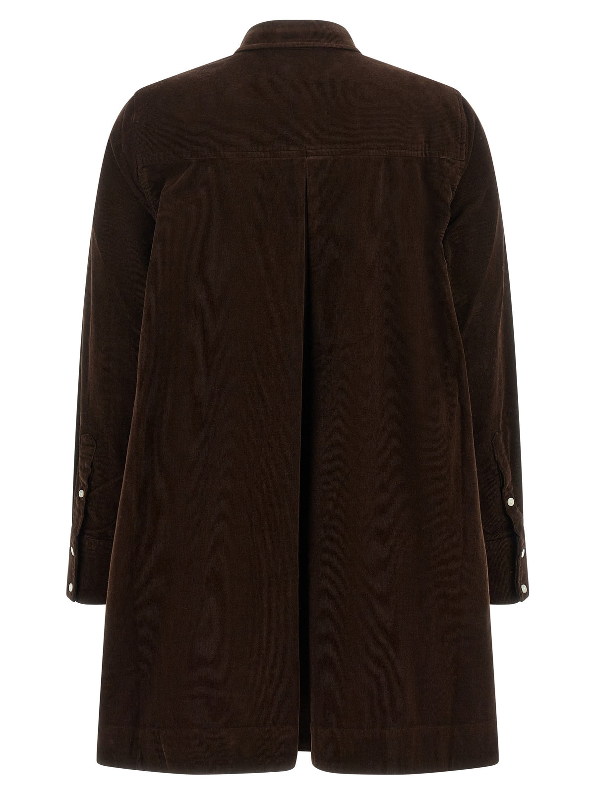 Corduroy dress with embroidery