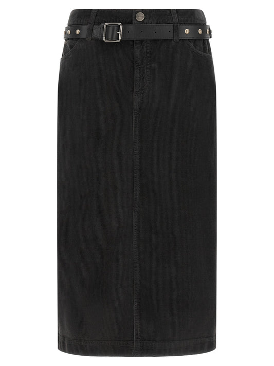 Corduroy skirt