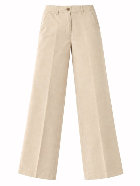 COTTON AND LINEN TAILORED PANTS