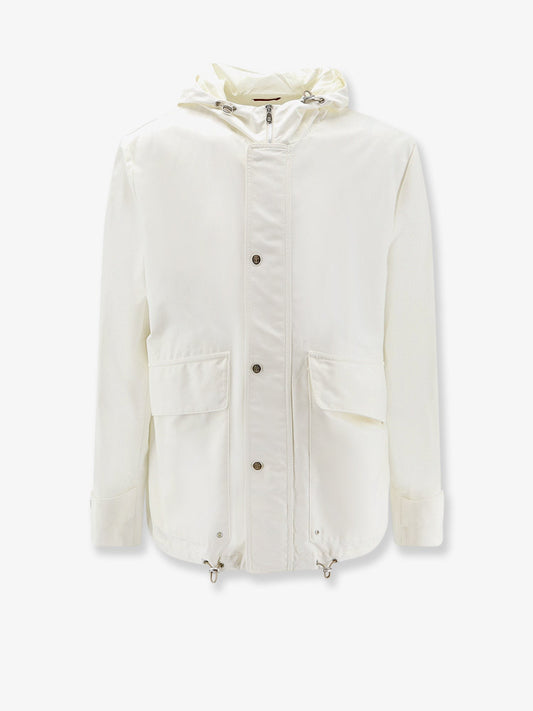 Cotton and nylon blend jacket