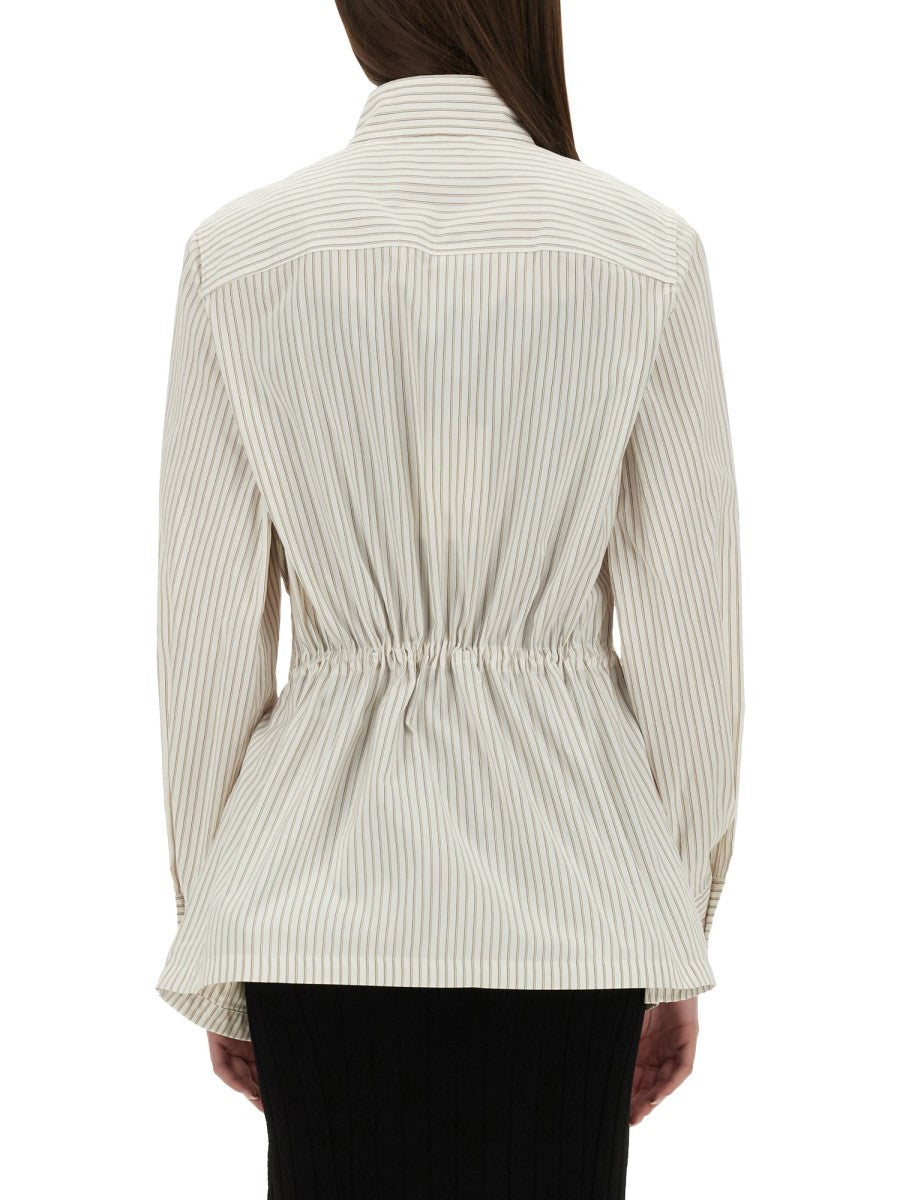 COTTON AND SILK BLOUSON