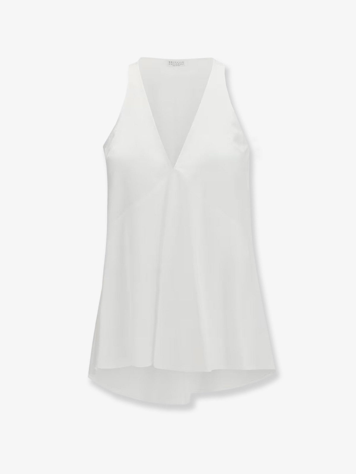 Cotton and silk top