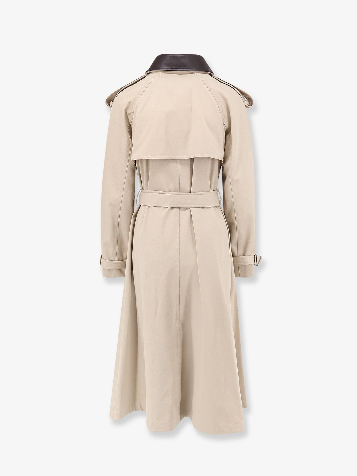 Cotton and silk trench