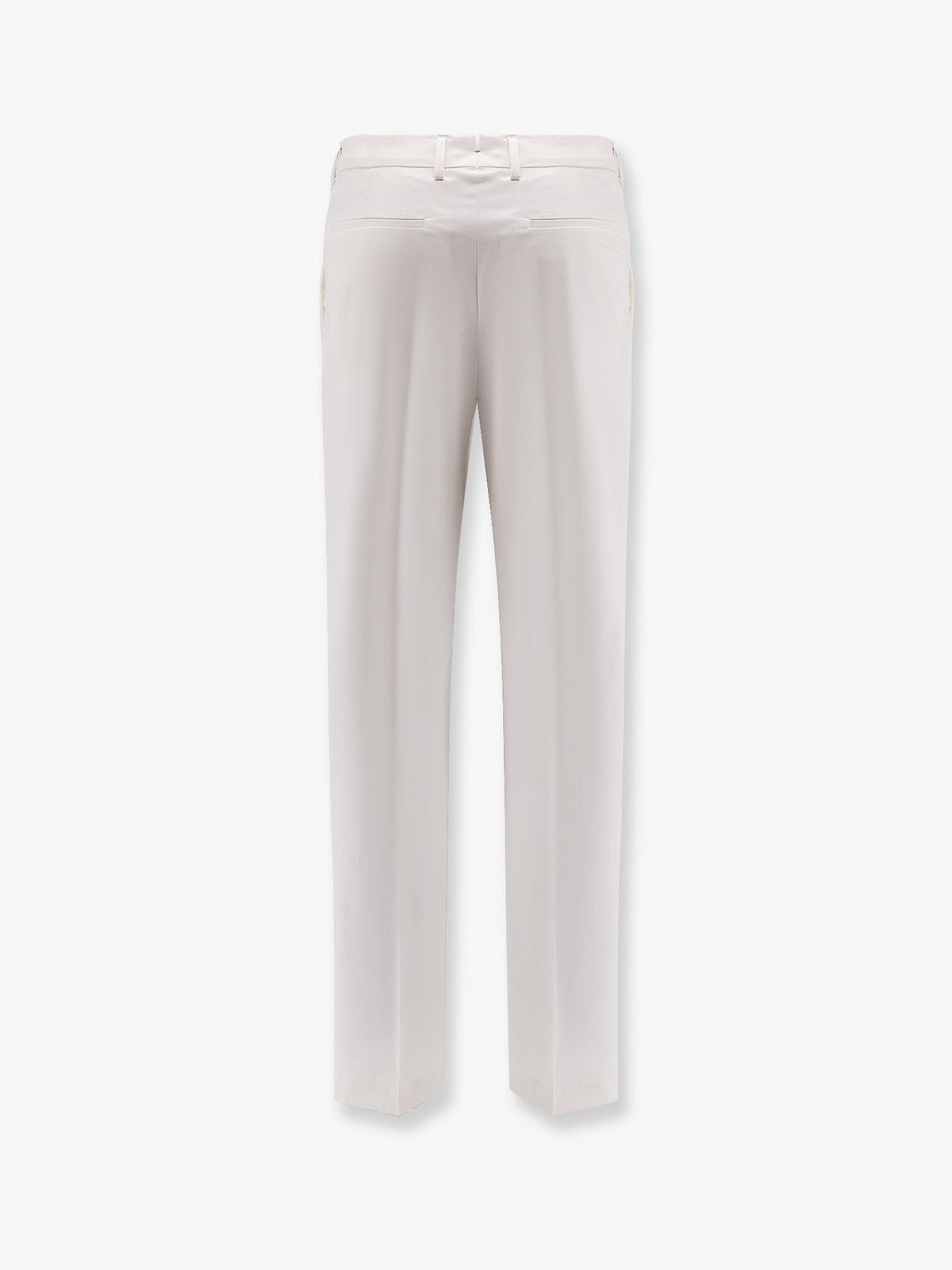 Cotton and silk trousers