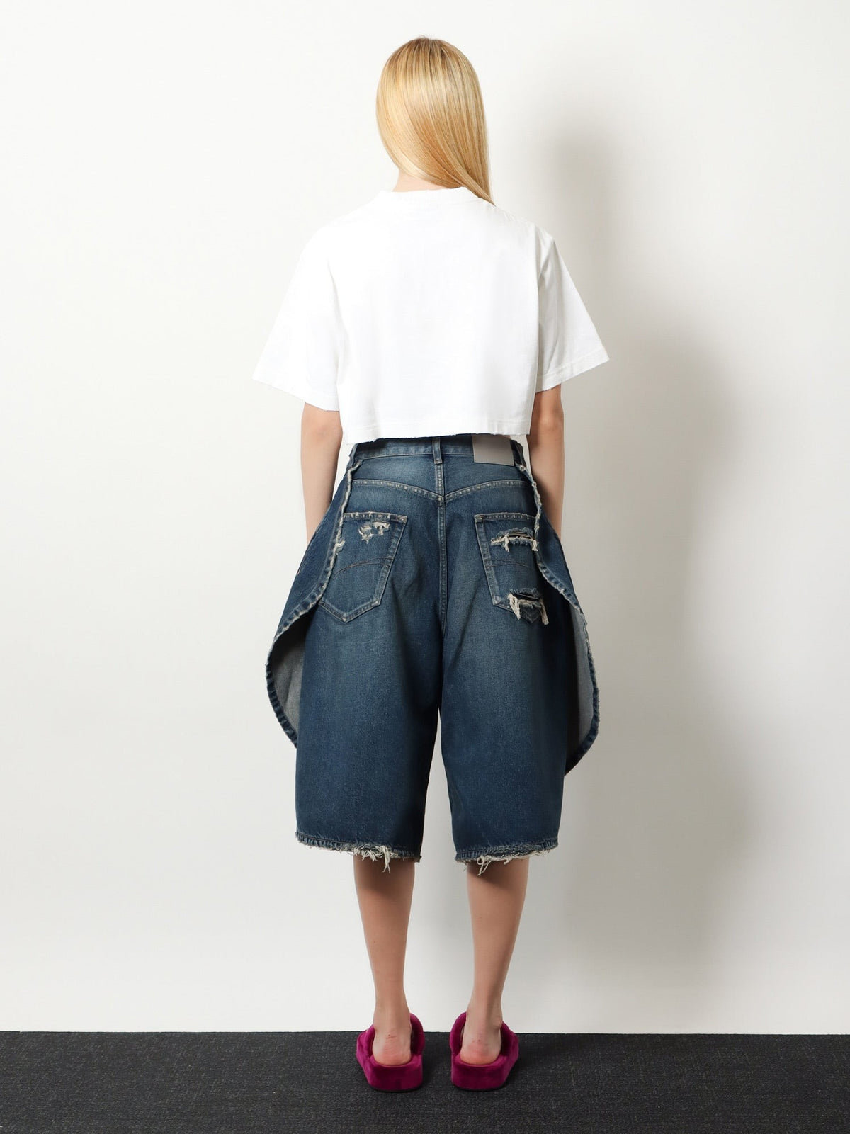 Cotton Bermuda shorts