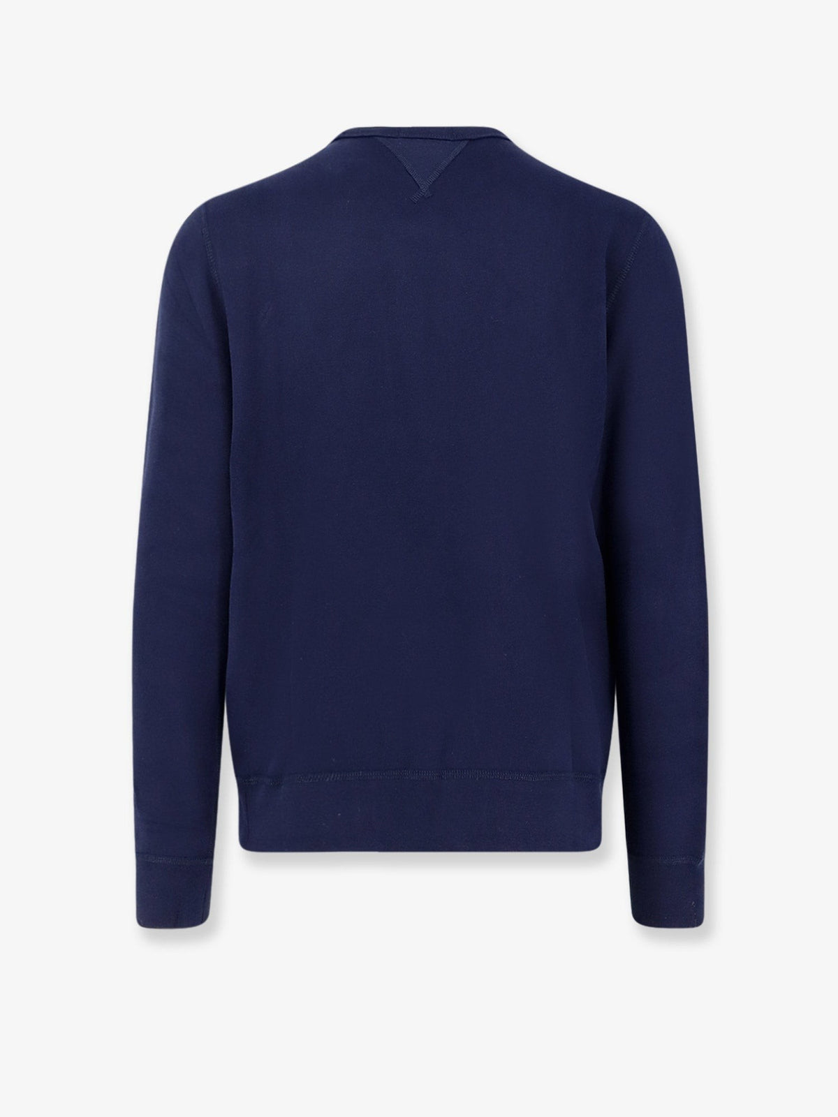 Cotton blend sweater with logo