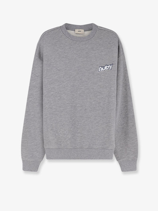 Logo print embroidery sweatshirt