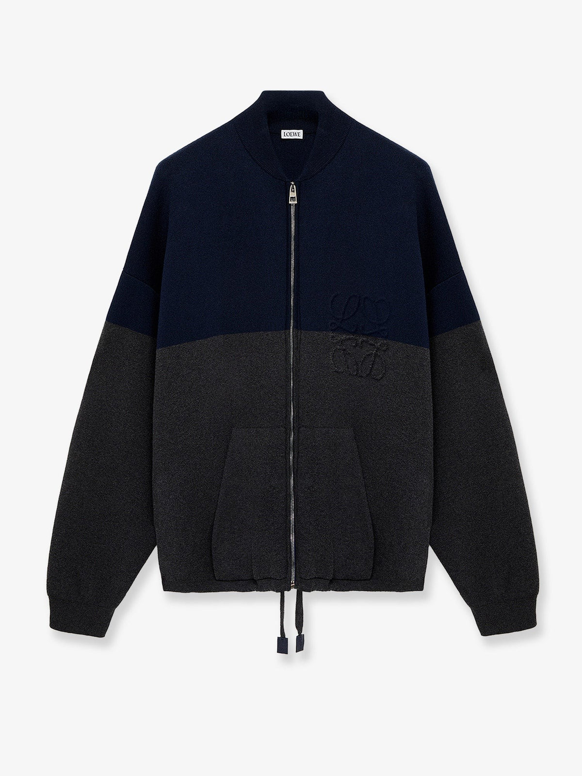 Cotton blend Zip-up cardigan