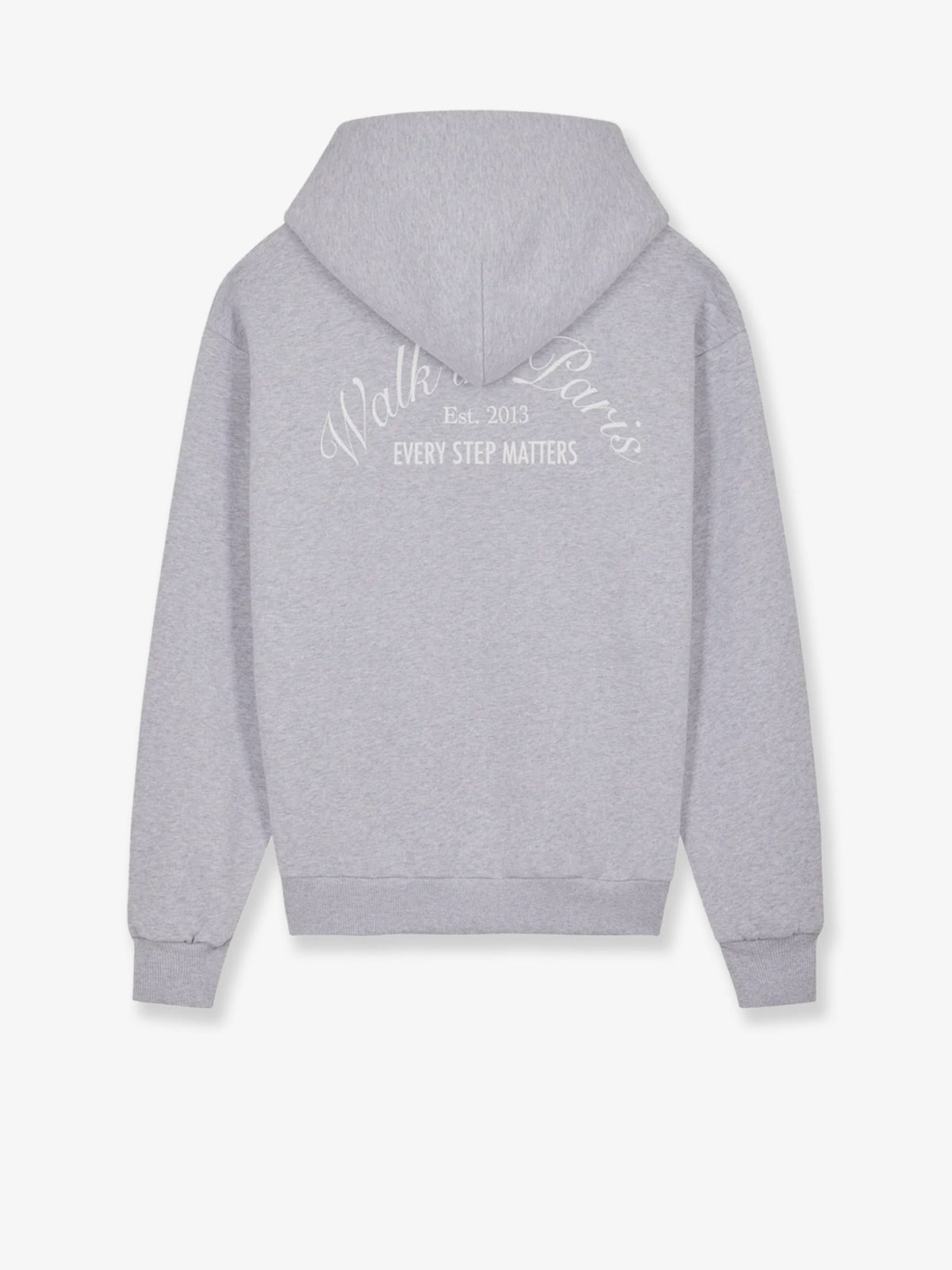 Cotton blend zip-up hoodie