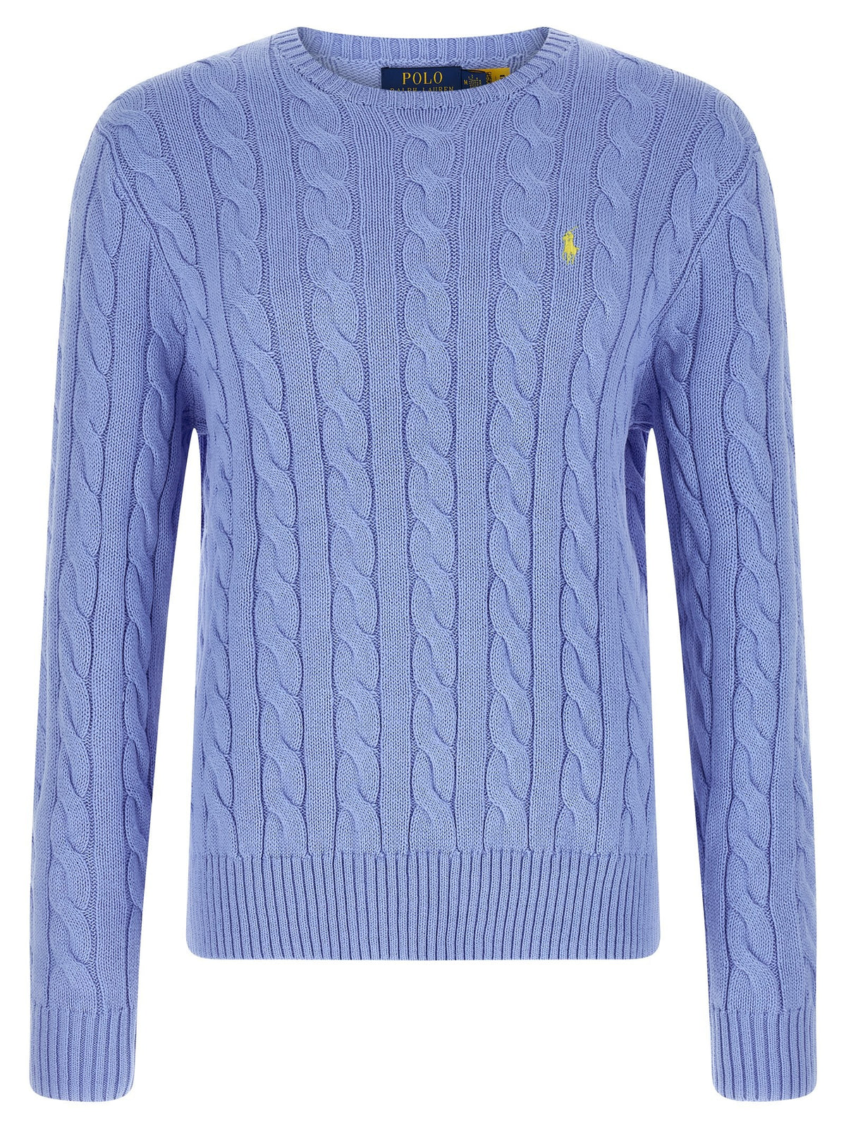 Cotton braided sweater