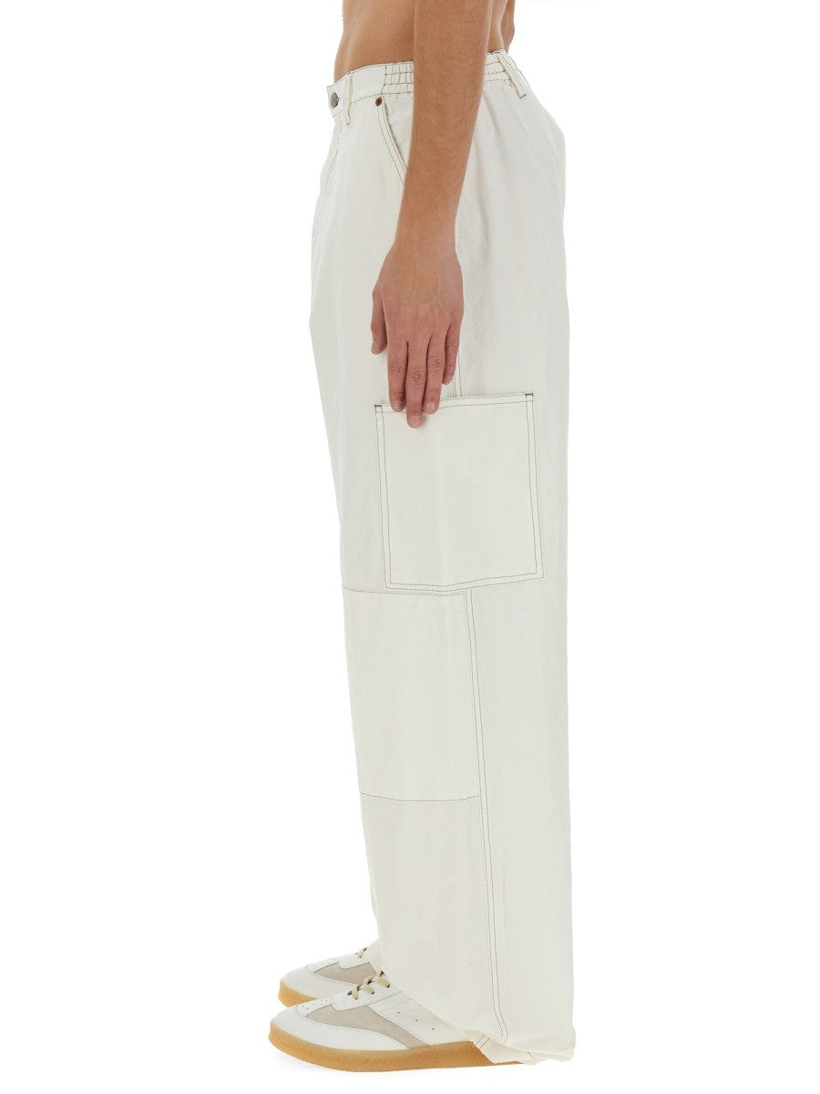 COTTON CANVAS PANTS