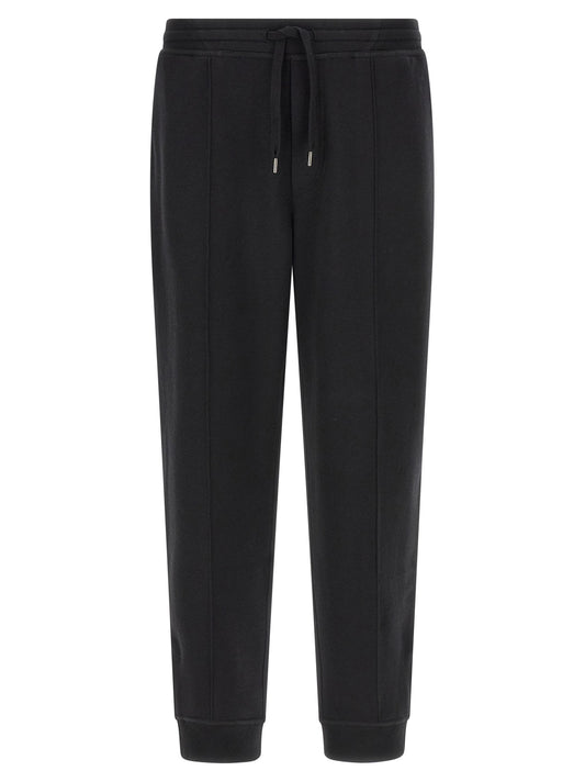Cotton, cashmere and silk joggers