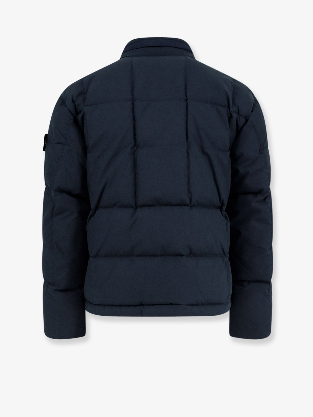 Cotton Nylon Tela down jacket with iconic patch