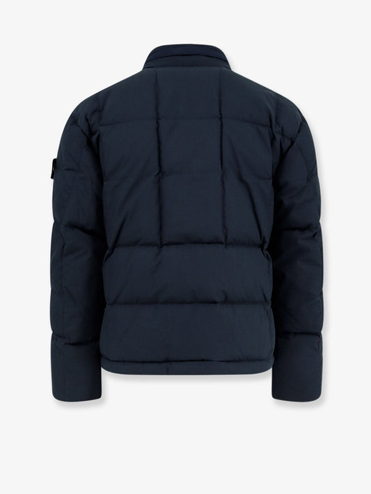 Cotton Nylon Tela down jacket with iconic patch