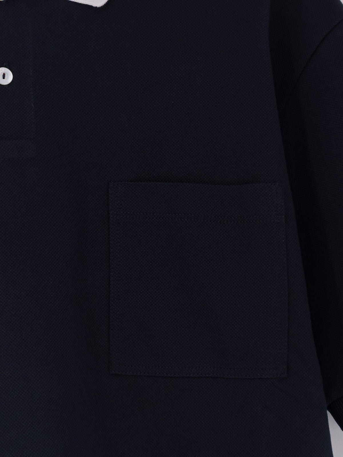Cotton piquet polo shirt