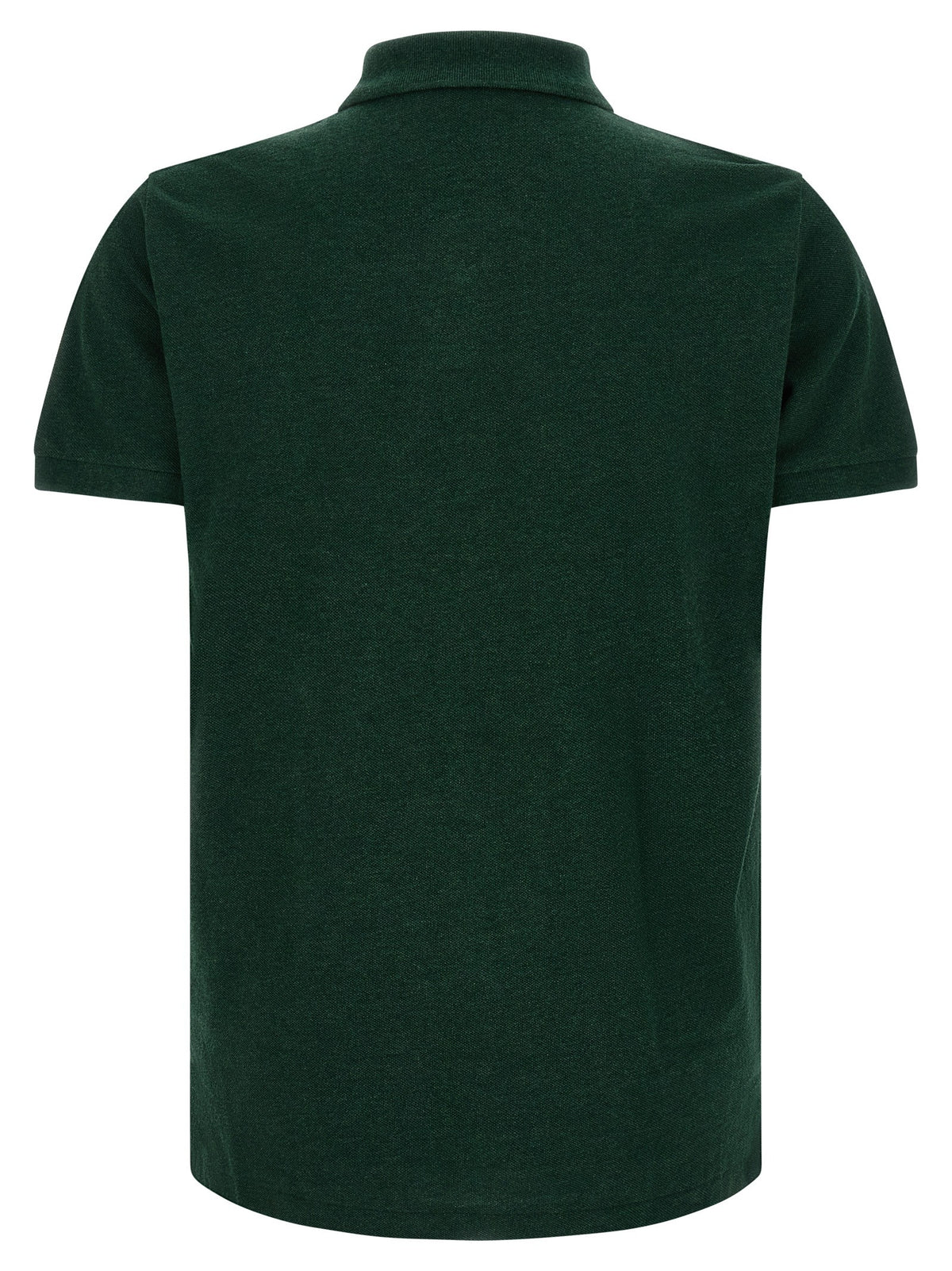 Cotton polo shirt with embroidered logo
