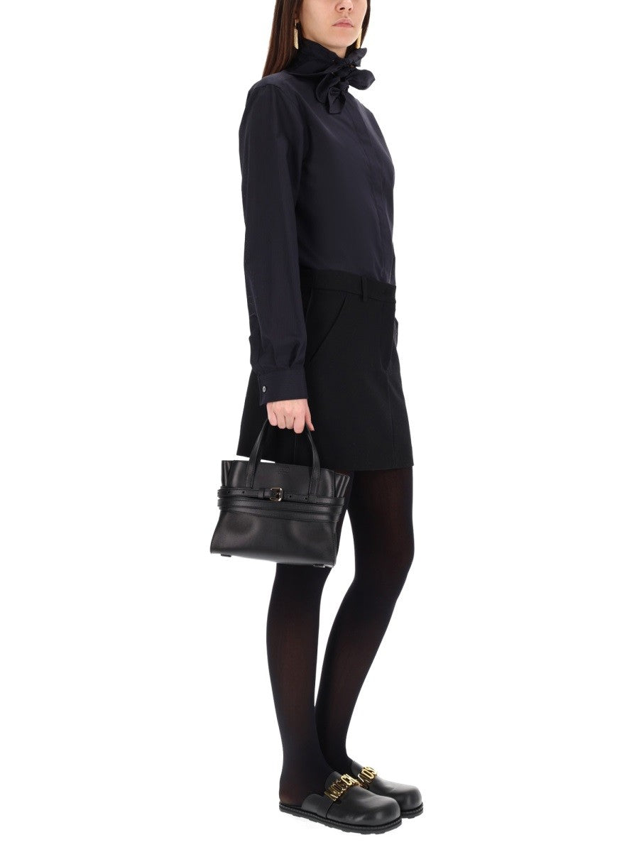 COTTON POPLIN JACQUARD SHIRT