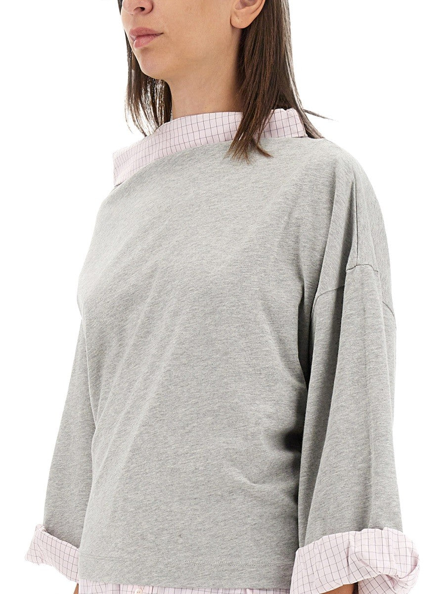 COTTON SHIRT SWEATSHIRT