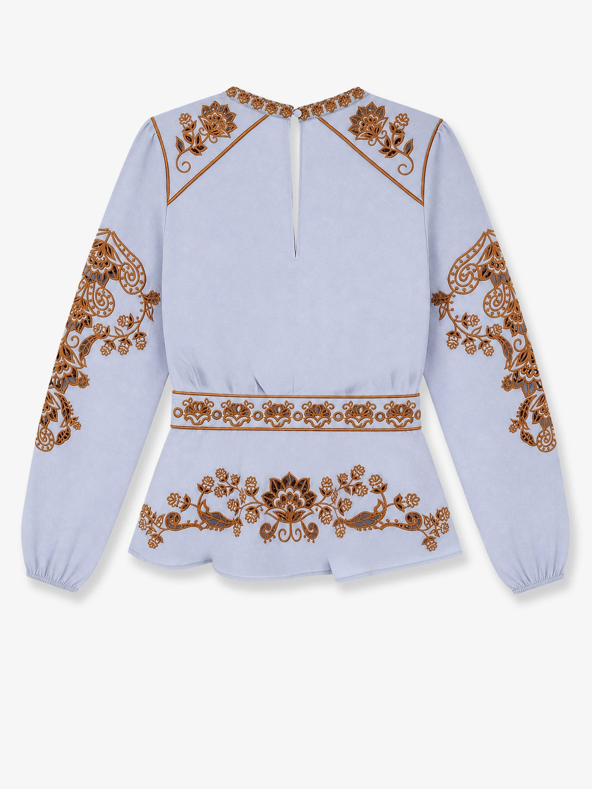 Cotton shirt with embroidery