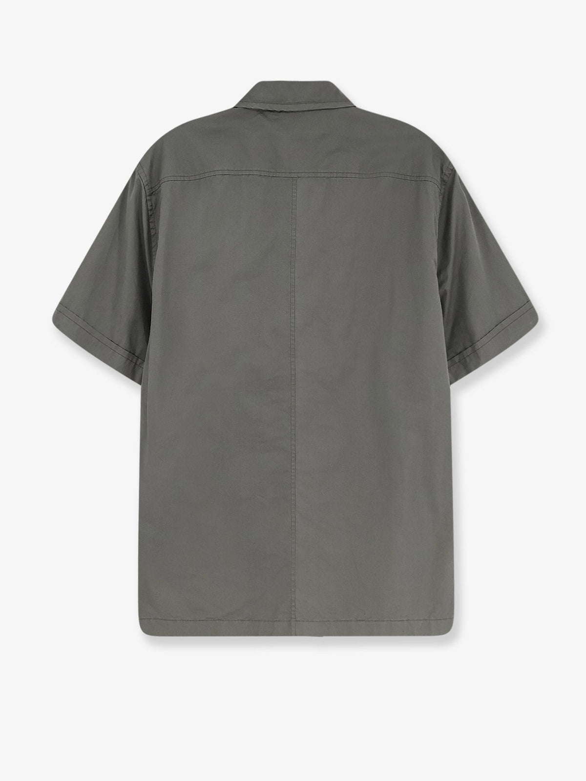 Cotton shirt with Logo patch