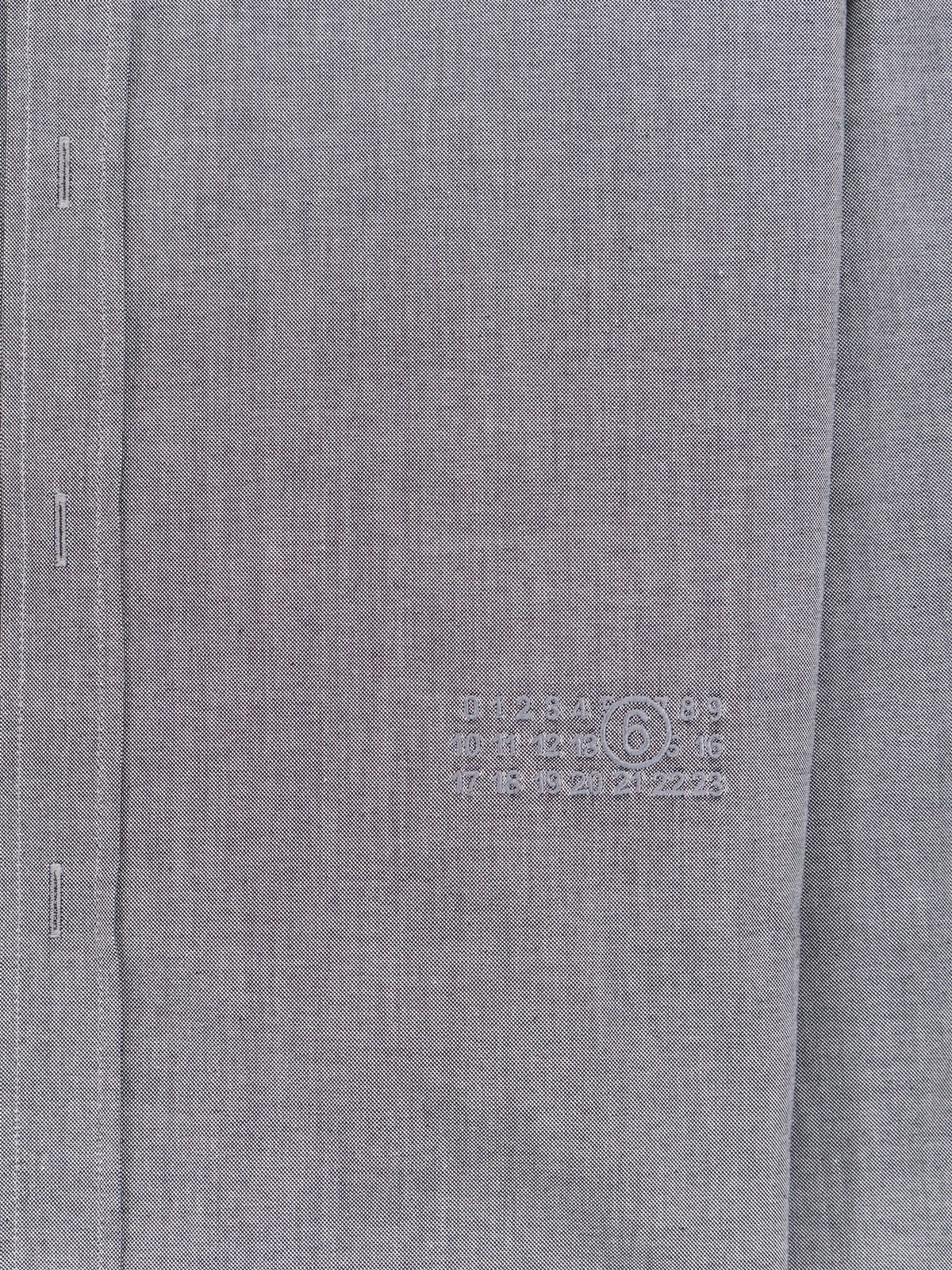Cotton shirt with zip