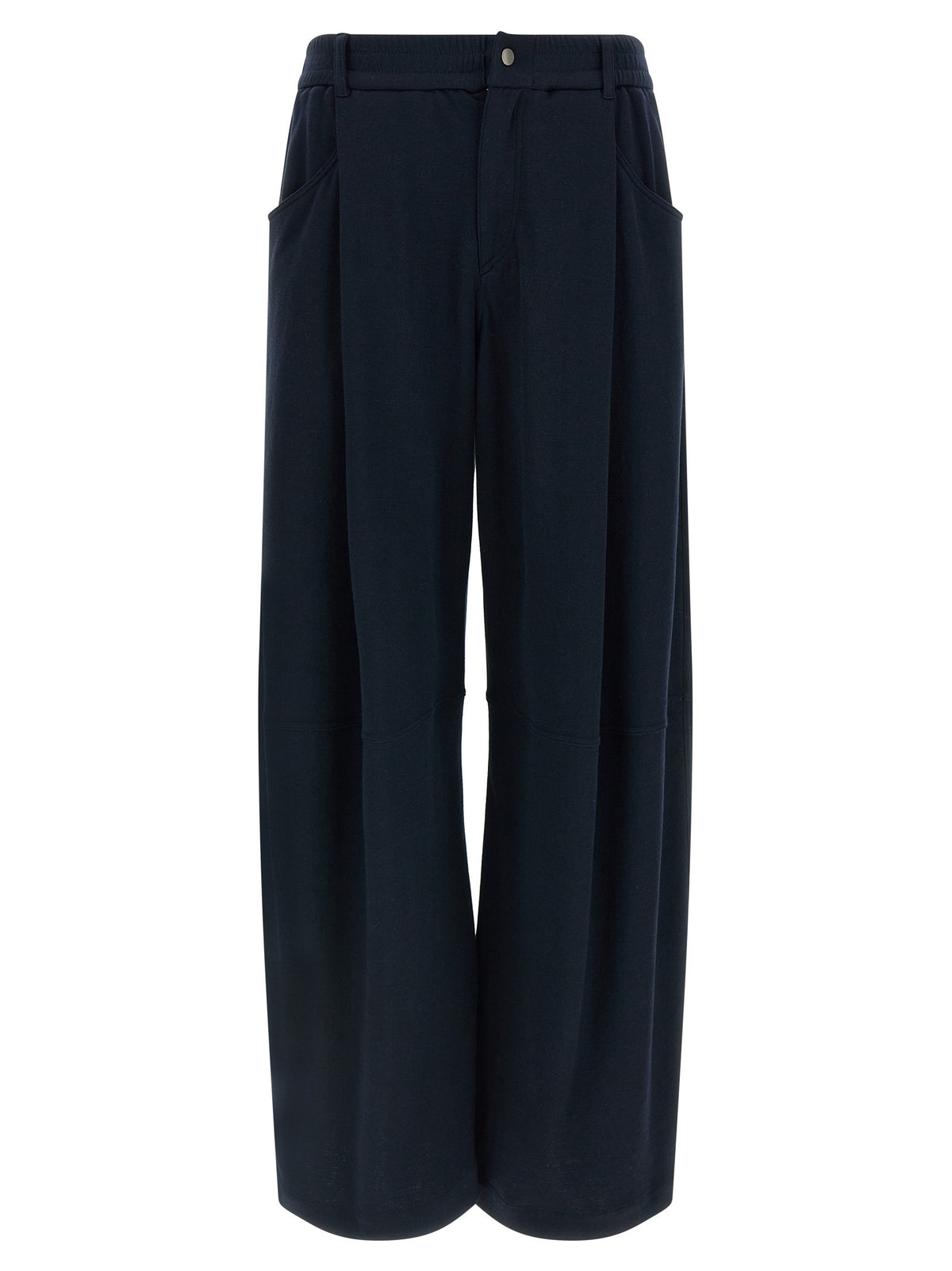 Cotton silk pants
