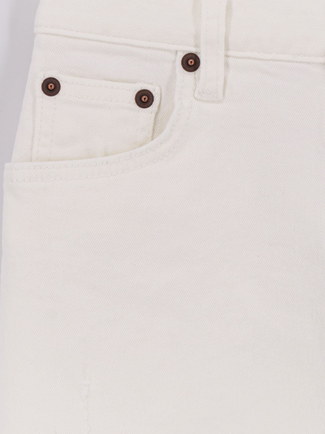 Cotton skirt with rippings detail