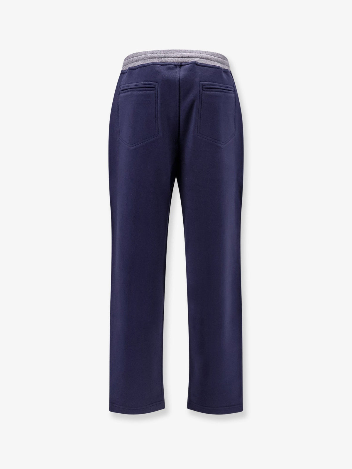 Cotton sweatpants with embroidery