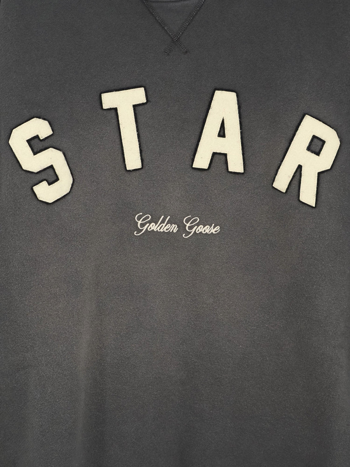 Cotton sweatshirt with front logo