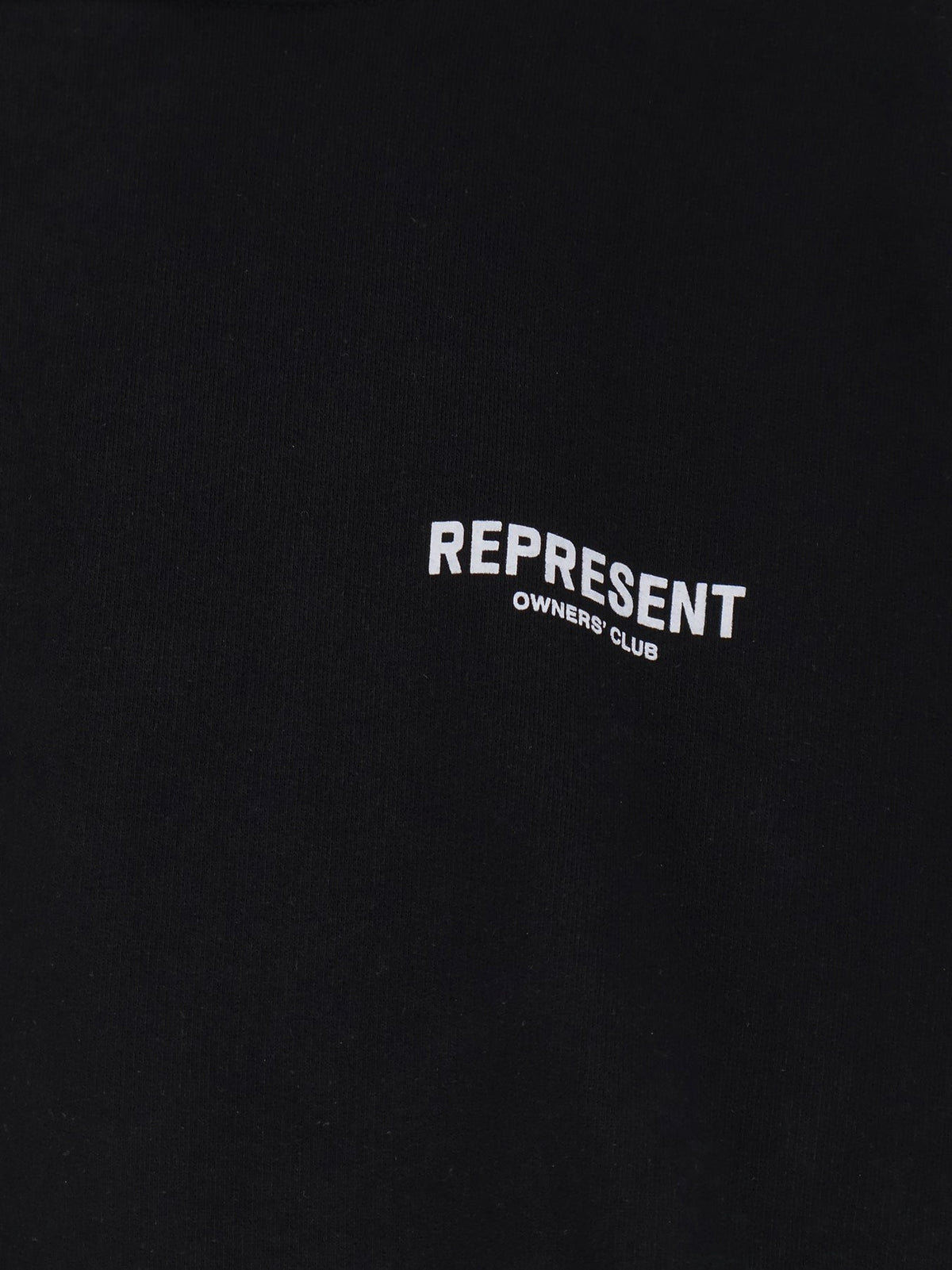 Cotton sweatshirt with printed logo on the front