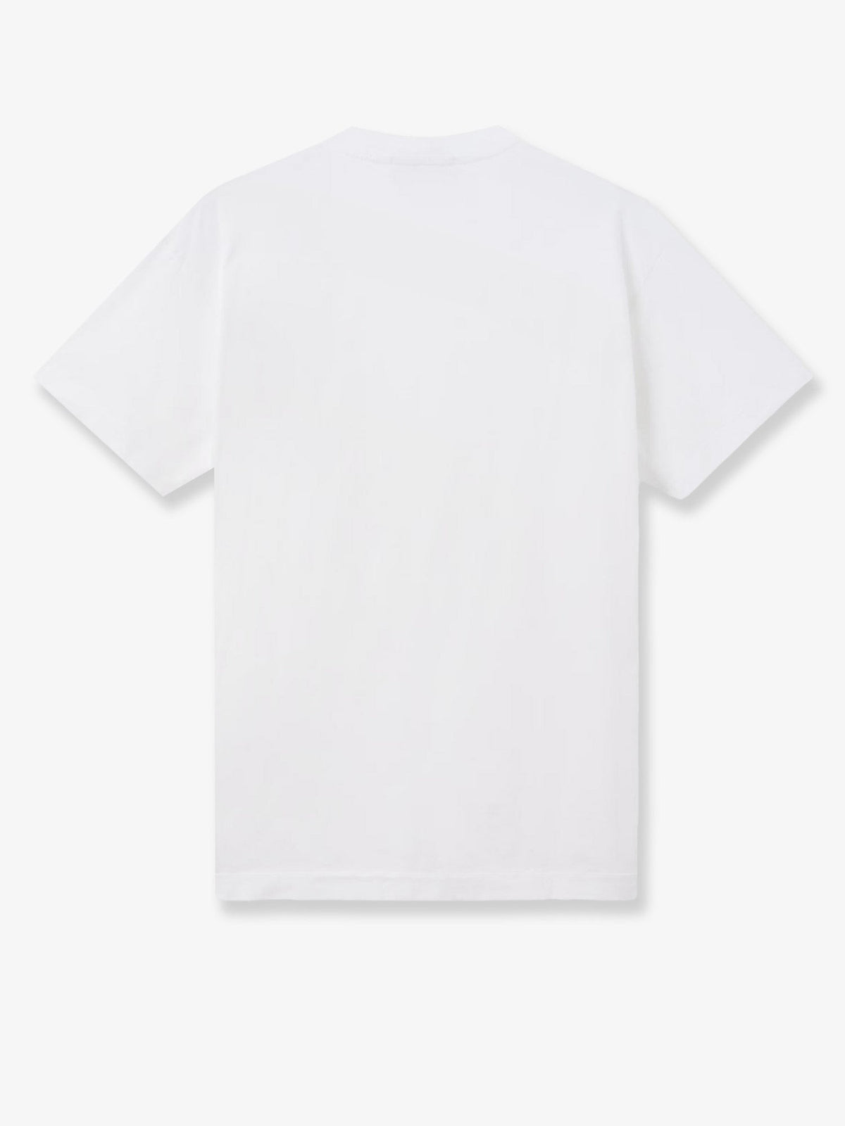 Cotton T-shirt with front logo patch