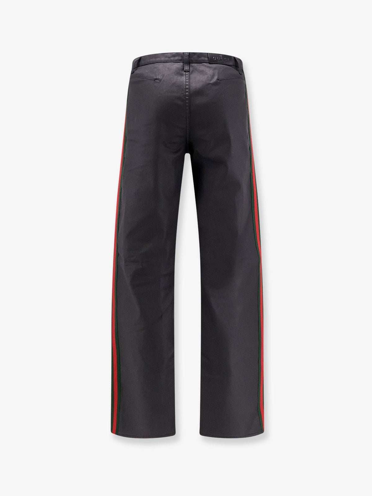 Cotton trousers with Web stripe