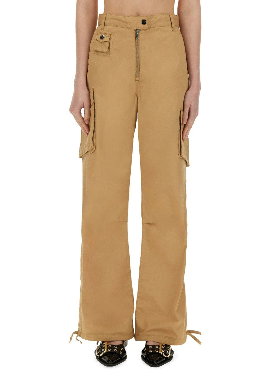 COTTON TWILL CARGO PANTS