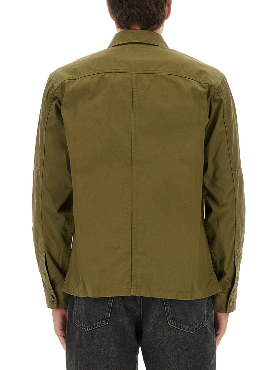 COTTON TWILL OVERSHIRT