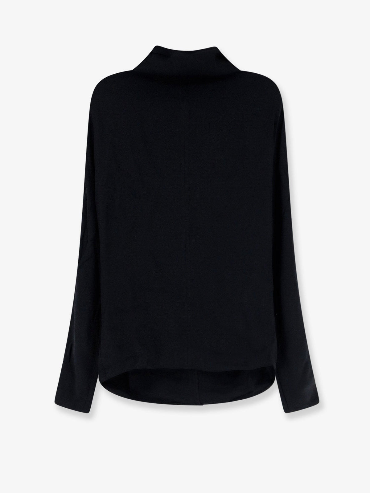 Cowl neck viscose shirt