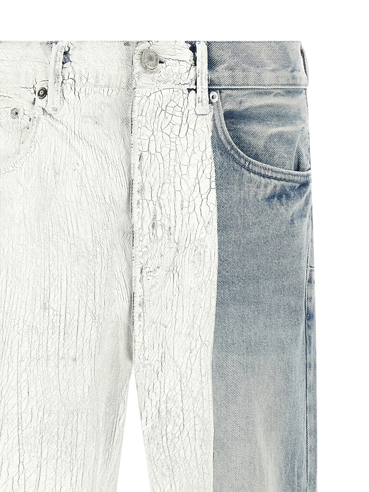 'Crackle Silver' jeans