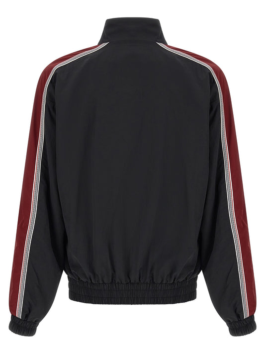 Craquelé-effect blouson